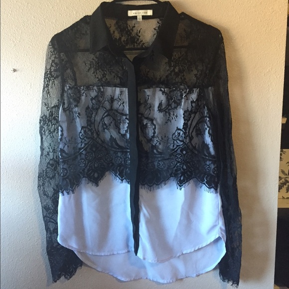 English Rose button up top