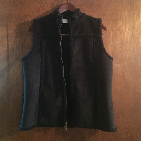 Black Liz Claiborne vest