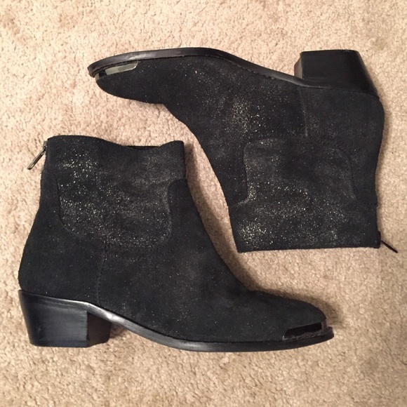 ABS Allen Schwartz Shoes Black Ankle Booties Poshmark