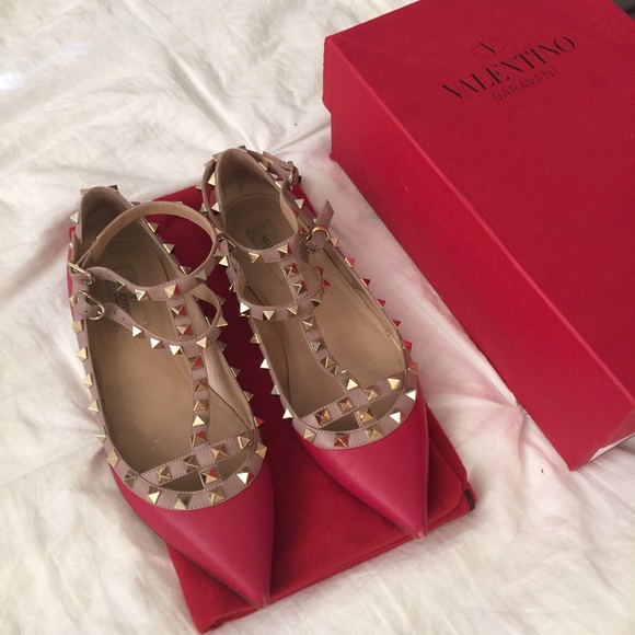 Valentino Garavani Caged Rockstud Flats