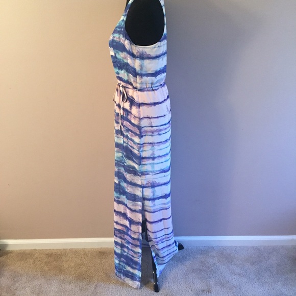 New multicolored maxi dress Sz S - Picture 2 of 4