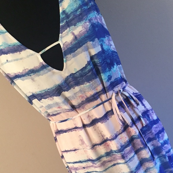 New multicolored maxi dress Sz S - Picture 4 of 4