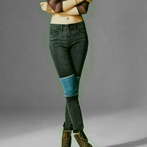 Free People Denim - Free People Patched Knee Jeans