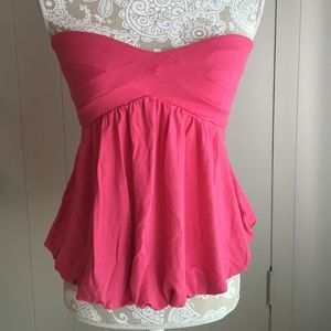 Watermelon pink Bubble top