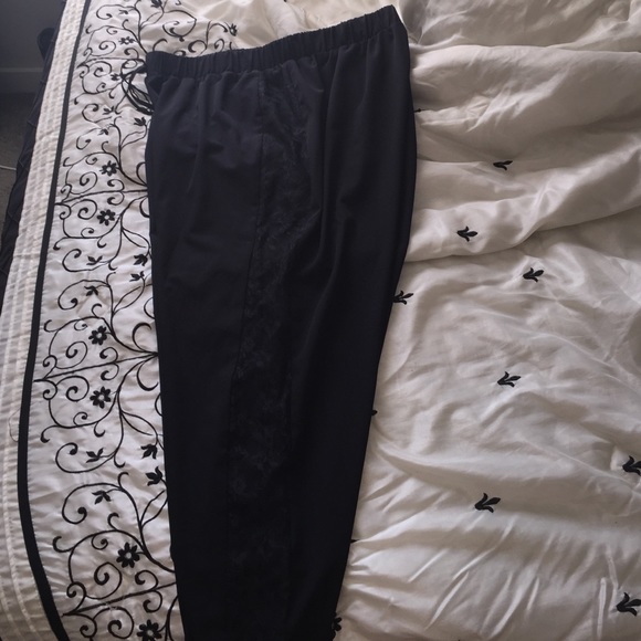 Lace joggers