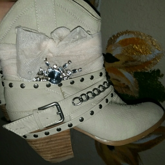 Cowboy inspired booties