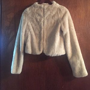 Faux fur jacket