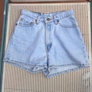 VINTAGE Levi's Light Denim High Waisted Shorts