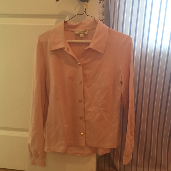St. John sport light pink shirt
