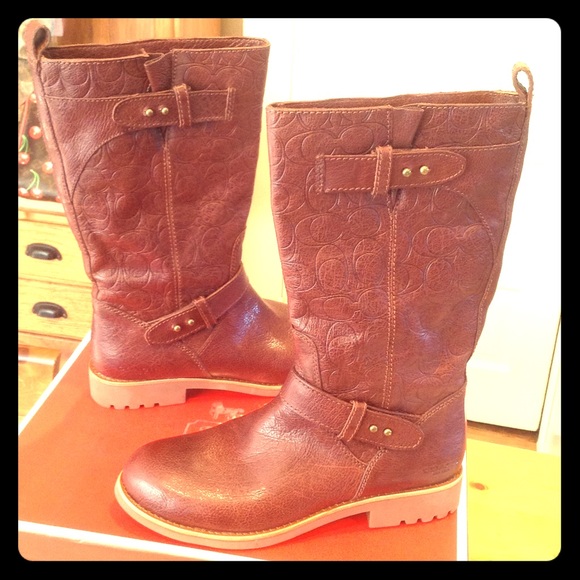 Coach Shoes - COACH BRAND NEW VIRGINIA🐴 RUST BOOTS