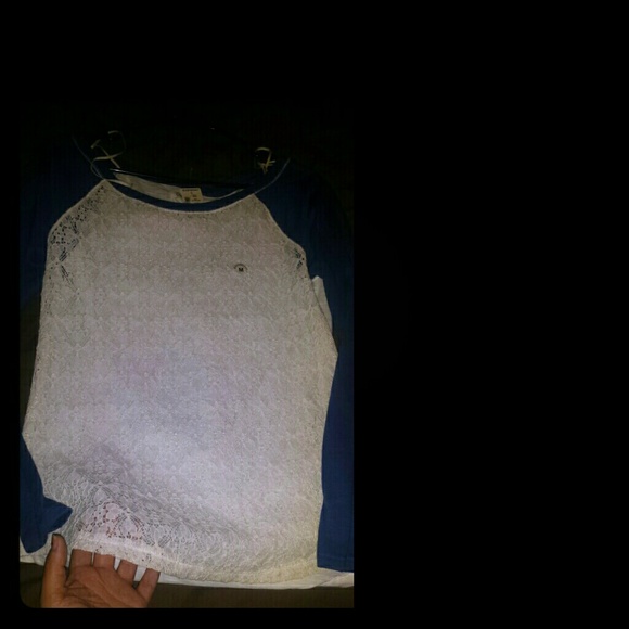NWT Abercrombie sexy see through lace front.