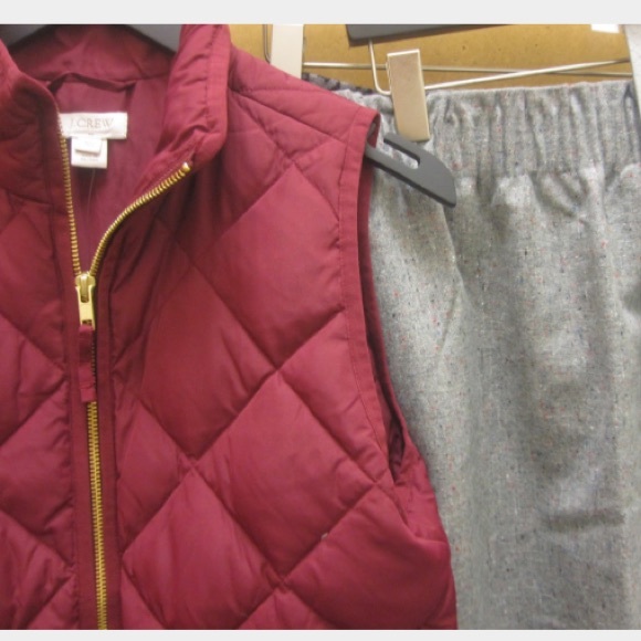 BRAND NEW JCREW MAROON VEST