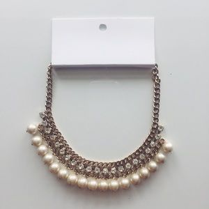 H&M Pearl Crystal Necklace