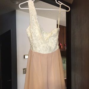 One shoulder dress