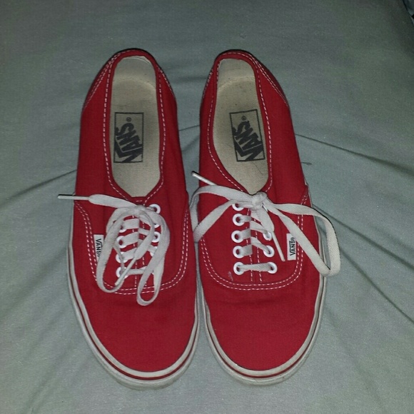 Red Vans - Picture 2 of 2