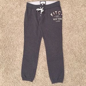 Dark Grey A&F Sweatpants