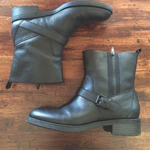 Nine West Black Moto boots