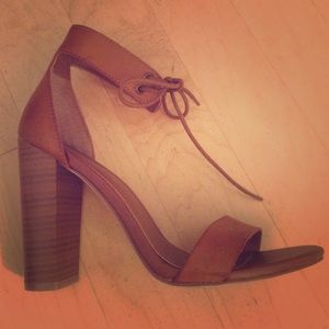 ASOS Camel block heels