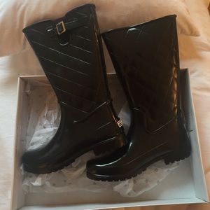 Brand new Sperry Topsider black rain boots