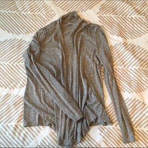 Tan Sweater with Stud Detailing