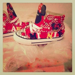 MINNIE mouse inspired chucks