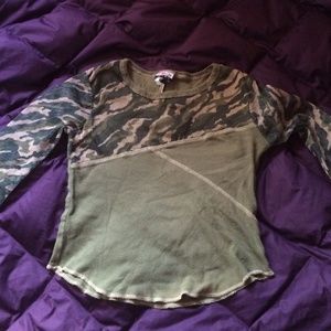 Vintage Camo Crop Tank