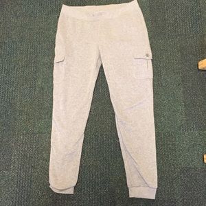 Light Gray Fleece Lined Joggers