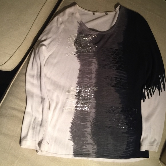 Marina Rinaldi sequin embellished sweater (Size S) - Picture 1 of 4