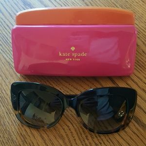 Kate Spade tortoise and black sunglasses