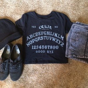 Ouija board crop top