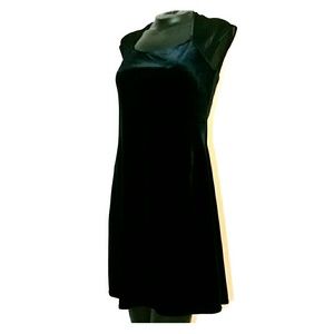 Little black velvet dress