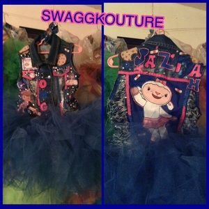 DOC MCSTUFFIN VEST AND TUTU SET