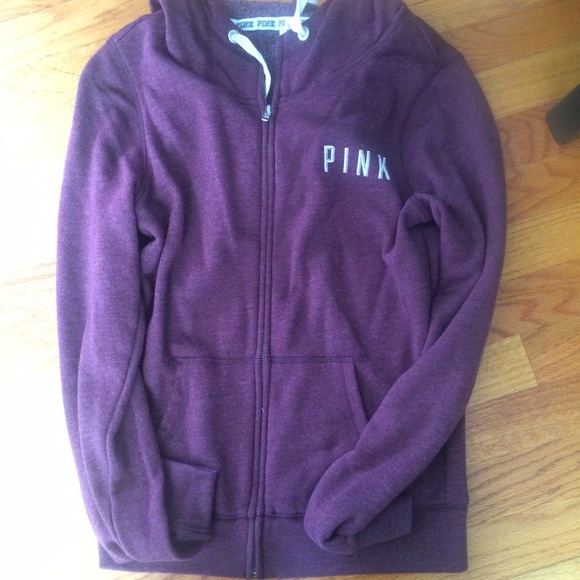EUC Pink by VS zip hoodie jacket, xs
