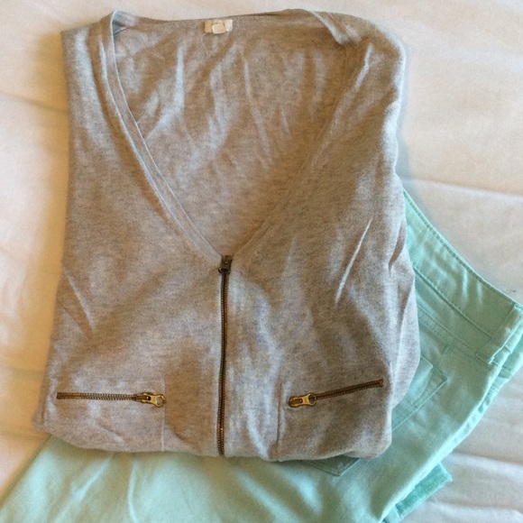 J. Crew Zipper sweater
