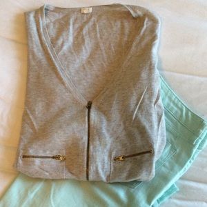 J. Crew Zipper sweater