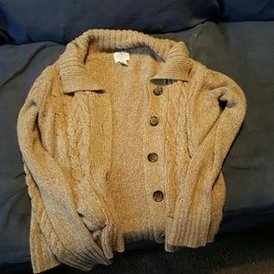 Brown cardigan