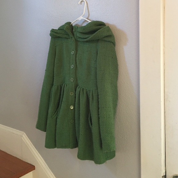 Beautiful green Kimchi Blue coat Urban Outfitters