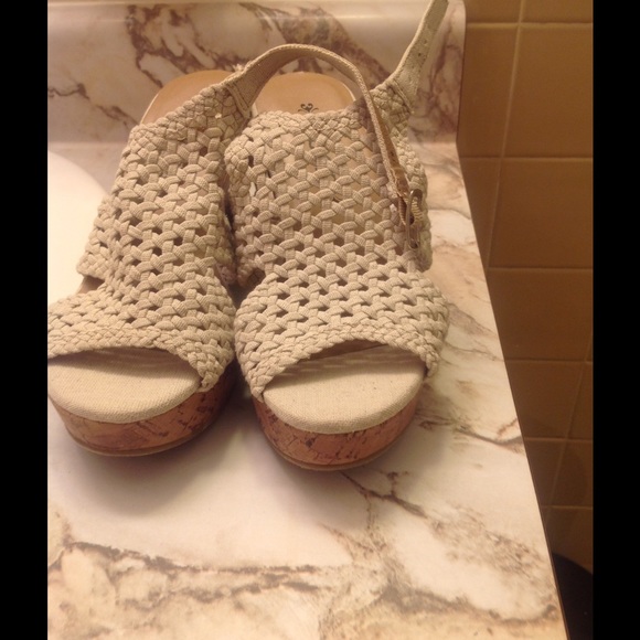 Beige sandals