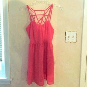 Strappy Pink Dress