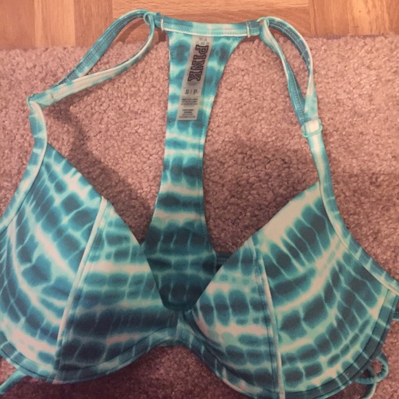 Victoria secret pink caged back bathing suit top