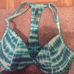 Victoria secret pink caged back bathing suit top