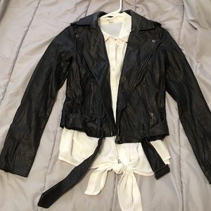 Dressy white button up tank