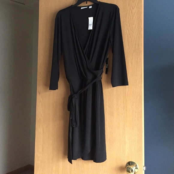 New York & Company Faux Wrap Dress