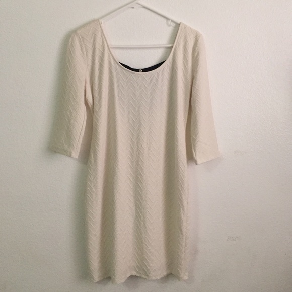 Cream Material Girl Dress