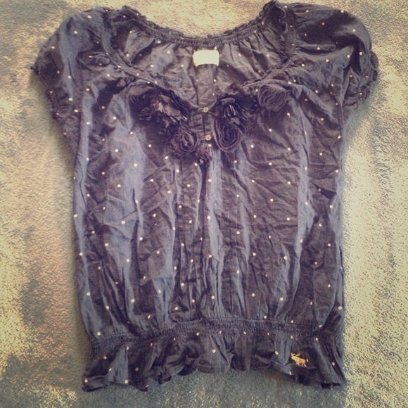 Abercrombie & Fitch Polka Dot Shirt Size Large