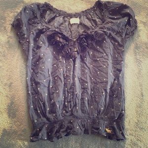 Abercrombie & Fitch Polka Dot Shirt Size Large