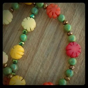 Necklace with bracelet