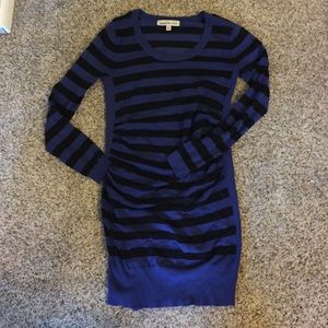 Maternity sweater dress