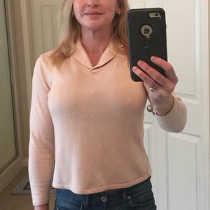 Lovely powder pink sweater from Talbot's