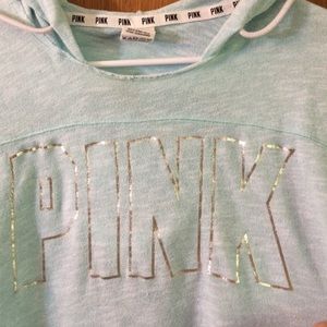 💕PINK 💕 open back hoodie ‼️